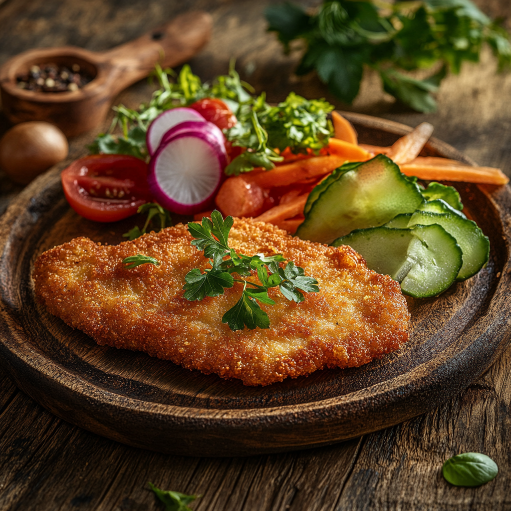 Einfaches und leckeres veganes Soja-Schnitzel Rezept