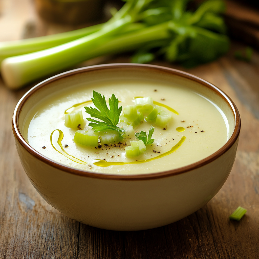 Einfaches Rezept für leckere Staudensellerie Suppe