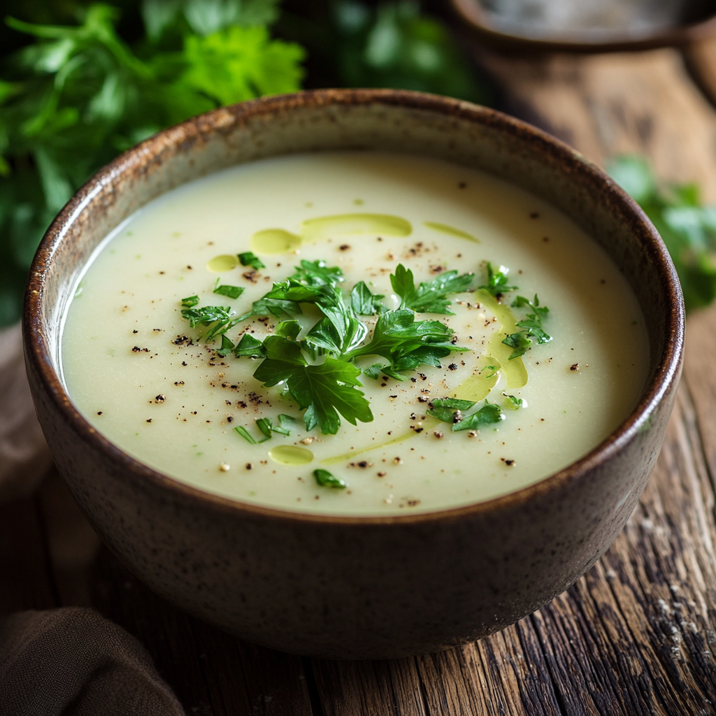 Schnelles und einfaches Staudensellerie Suppe Rezept