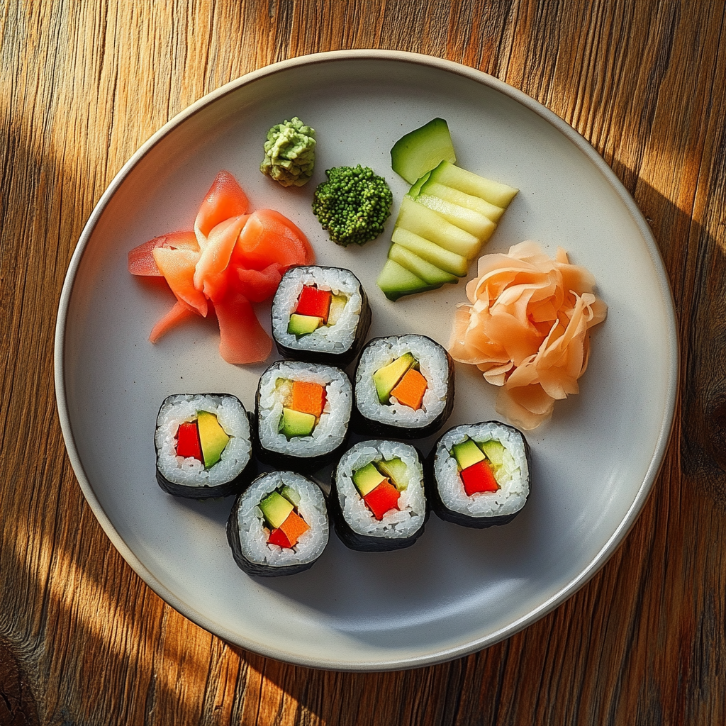 Leckeres vegetarisches Sushi Rezept – Schnell und einfach