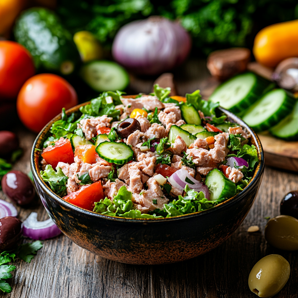 Einfaches und Schnelles Thunfischsalat Rezept