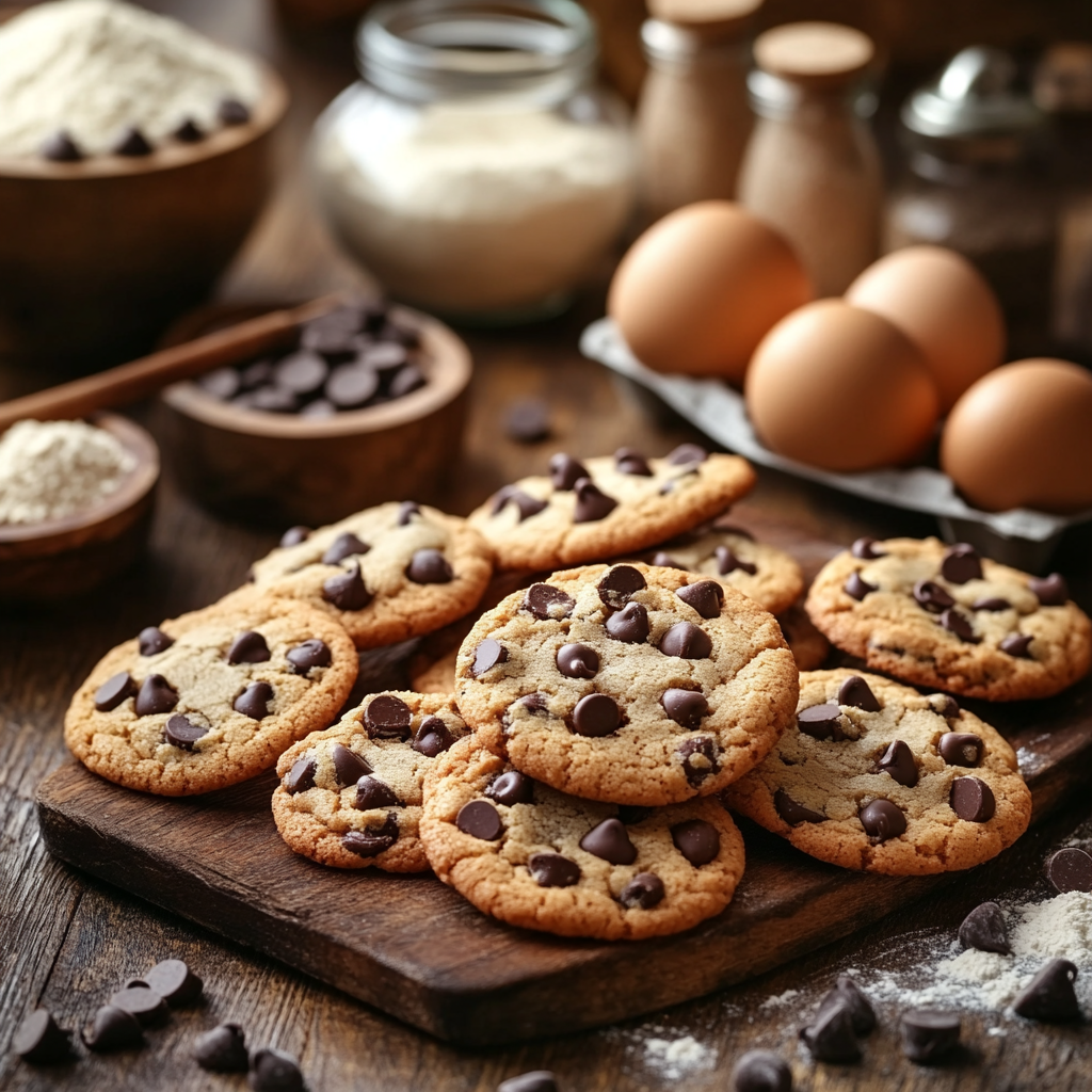 Einfaches und authentisches amerikanisches Cookie Rezept