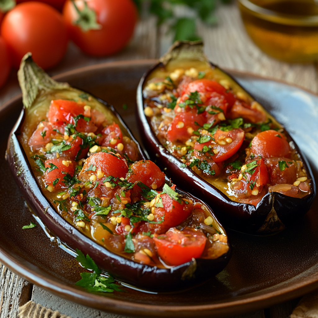 Leckeres Auberginen-Tomaten-Rezept für jeden Tag
