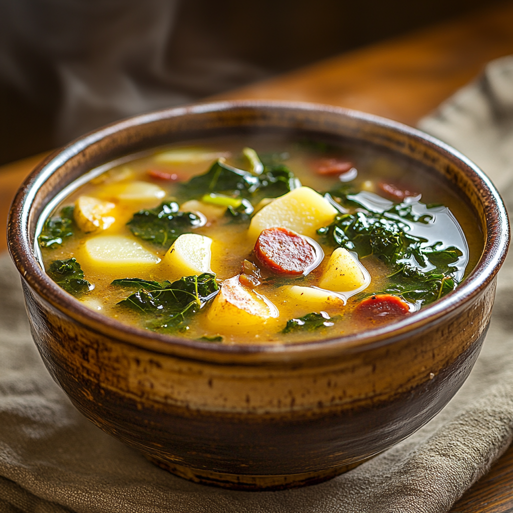 Bestes Caldo Verde Rezept: Köstliche Traditionelle Grünkohlsuppe