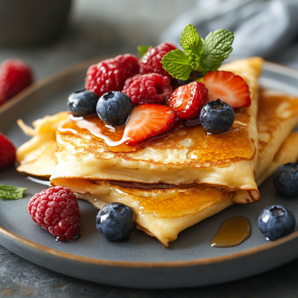 Einfaches und leckeres Crêpe Rezept ohne Ei