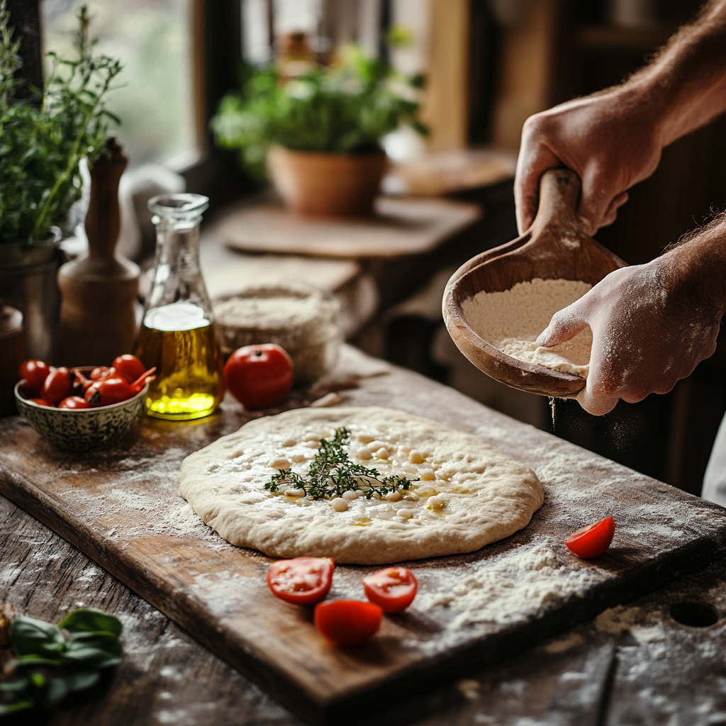 Leckeres und Einfaches Dinkel-Pizzateig Rezept